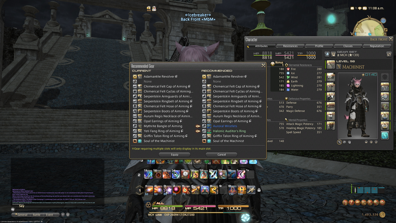 Illustration for article titled Final Fantasy XIV Finally Gets An Optimize Equipment Button, And It's Great